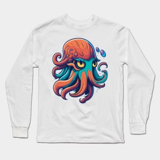 Cute Squid Long Sleeve T-Shirt